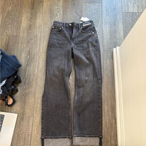 Abercrombie 90s relaxed cuffed jeans